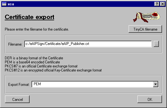 Hi Eaip Chapter 5. eAIP Security - How to sign an eAIP with x509